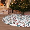 thumbnail image 6 of Picia Christmas Elements Print Christmas Tree Skirt , Christmas Tree Skirt Ornaments for Merry Christmas Holiday Party Decorations Indoor Outdoor-30", 6 of 7