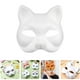 thumbnail image 3 of KAKOWELY 20 máscaras de gato para pintar, máscaras de papel blanco, máscaras de pulpa en blanco para decorar, pintura de máscaras para niños, máscara de Halloween DIY, 3 of 4