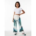 thumbnail image 3 of Girls Premium Casual Flare Leggings Elastic-Waist Bell Bottoms Bell-Bottoms Trousers for Young Girls Age 5-13, 3 of 6