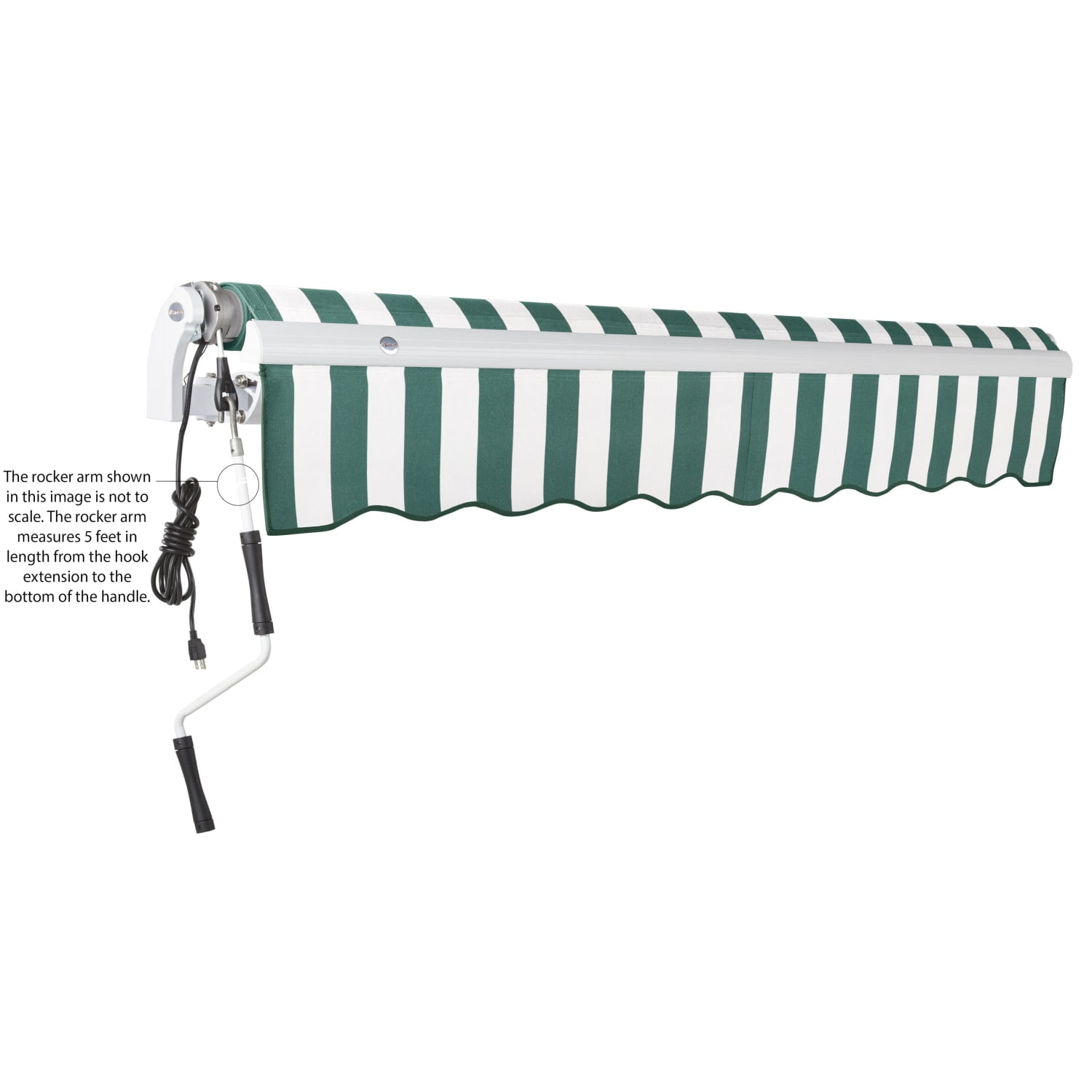 Awntech Maui Left Motor with Remote Motorized Retractable Awning