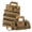 Brown, variant on URSOFINE Rolling Tool Bag, Heavy-Duty Oxford Cloth Tool Roll Organizer with 6 Pockets, Detachable Pouches & Water-Resistant Design for Electricians, Carpenters & Maintenance Workers
