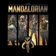 thumbnail image 2 of Men's Star Wars: The Mandalorian Character Panel  Graphic Tee Black 4X Large, 2 of 5