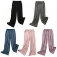 thumbnail image 3 of CNKOO Pantalon de Pyjama en Coton Extensible Décontracté pour Femmes Pantalon de Détente Simple, 3 of 5