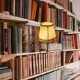 thumbnail image 5 of Kiven Cordless Bookshelf Lamp, 1-Light Rechargeable Bookcase Lighting with White Fabric Lampshade, Farmhouse Decorative Bookend, Cordless Table Lamp for Bedside Bookshelf Home Decor DZ00329-806, 5 of 8