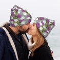 thumbnail image 5 of Lsque Rose Flowers Pattern Knitted Beanie, Unisex Winter Hat, Knit Hat Winter Beanies Thick Fisherman Beanies Cuffed Plain Skull Caps, 5 of 6