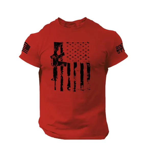 Distressed USA Flag Men's T-Shirt America