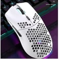thumbnail image 1 of Ratón inalámbrico para juegos, ratón de computadora con carcasa de panal, ergonómico, 1 of 4