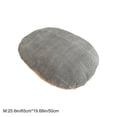thumbnail image 2 of Washable Dog Bed for Small Dogs and Cats with Removable Cover, Reversible Cozy Plush Pet Bed Cushion Mat, Gray & Khaki, 2 of 5
