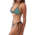 thumbnail image 2 of Disketp Cars Transportation para Bañador de Dos Piezas para Mujer, Bikini Sexy Halter String, Conjunto de Bikini en Triángulo, 2 of 6