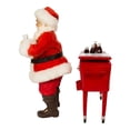 thumbnail image 4 of Coca-Cola Coke Santa with Table Cooler, 2 Piece Set Garland, 14-Inches, Multi-Colored, 4 of 4