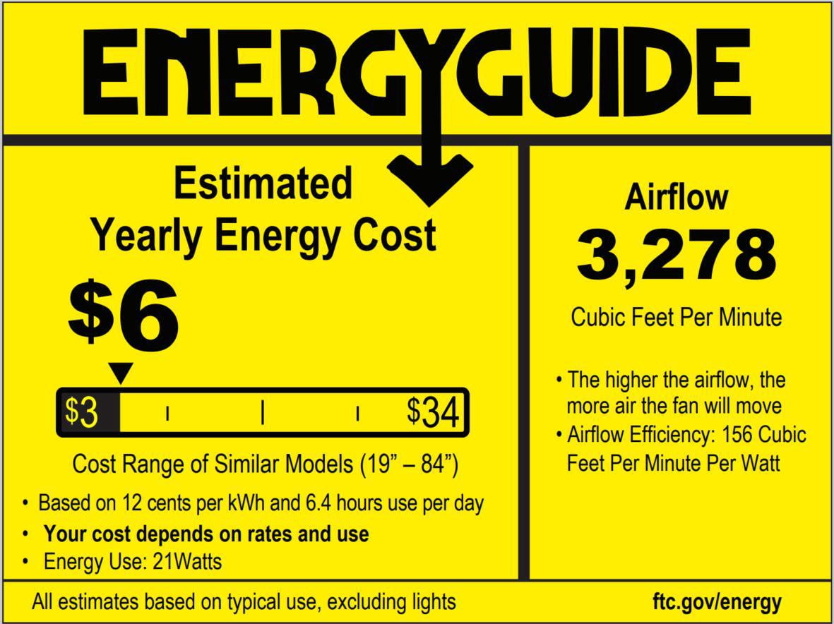 Uforic Dextrus 56-Inch Modern Ceiling Fan with Light, 3-Blade Reversible Design, Quiet 6-Speed DC Motor, Remote & App Control, Black