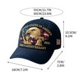 thumbnail image 3 of 250 Anniversary USA Hat, Eagle & Liberty Hat United States 250th Anniversary Hat Adjustable Bald Eagle Printed Patriotic Baseball Cap for Men Women, 3 of 8