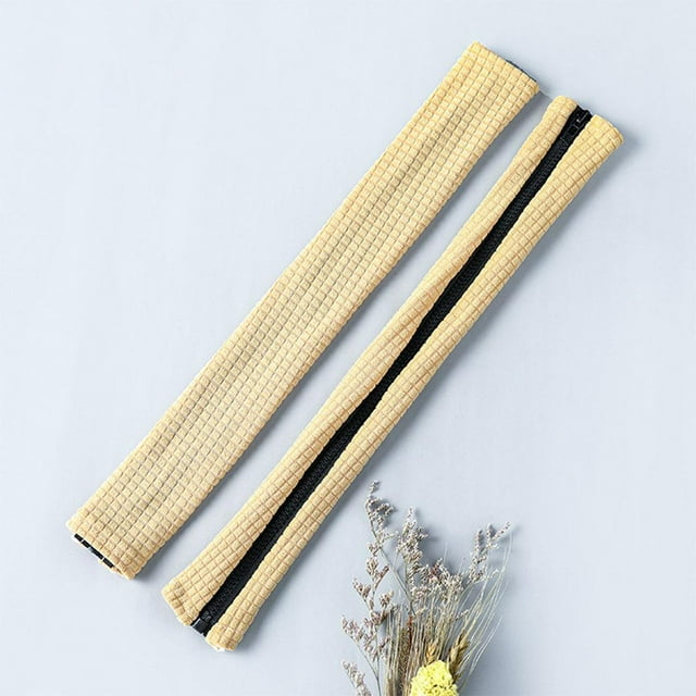 2 piezas de poliéster extraíble de oficina, pa reposabrazos, pa reposabrazos, la adaptaciónción a sillas de de brazos Beige perfecl funda de brazos de sillón