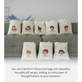 thumbnail image 5 of XIBUFE Canvas Tote Bags,15 X 16 in - 100% Cotton Blank Reusable Grocery & Craft Tote Bag with Long Handles, 5 of 7