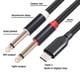 thumbnail image 3 of Cable de audio USB-C a Y de 6,35 mm estéreo para smartphone, tableta, portátil y mesa de mezclas, 3 of 7