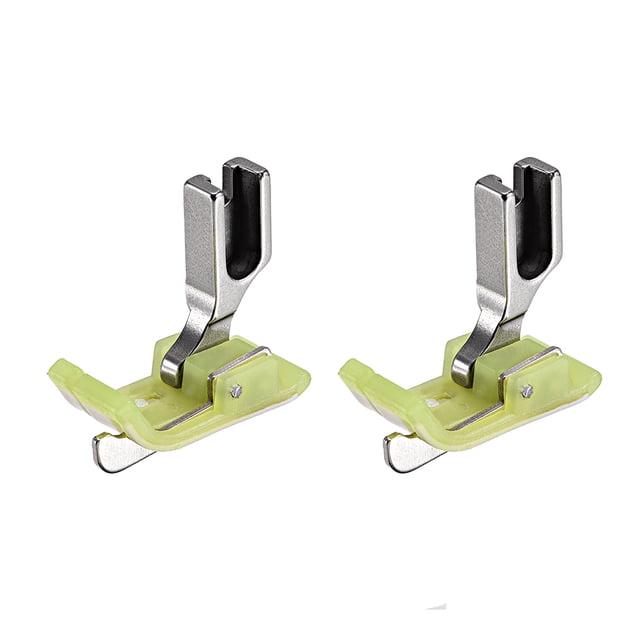#SP-18 Pie de prensa con bisagra para máquina de coser industrial con guía derecha de 1/4" (6mm) Verde 2 pcs