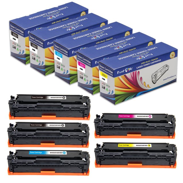 128A Cartouches Compatibles 5 Cartouches CE320A CE321A CE322A CE323A pour HP