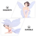 thumbnail image 4 of Flying Wings Flower Fairy Miniature Ornament Multi 3Pcs 6x2.7x3.3in, 4 of 7