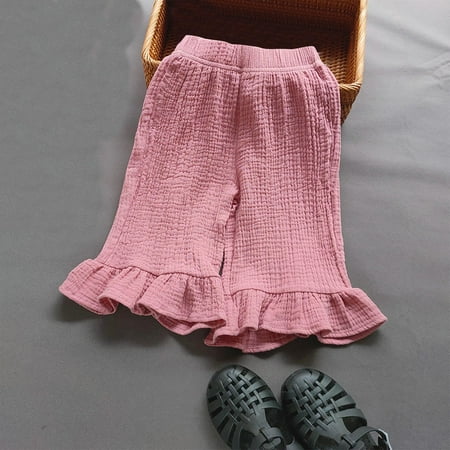 

Bnwani Boys Pants Boys Uniform Pants Today s Deals Cotton Joggers Cuffed Toddler Pants Pink 110 (3 T)