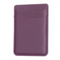 thumbnail image 2 of Feishell Cell Phone Card Holder Pocket for Back of Phone, Credit Card Case Stick on Cell Phone, Self Adhesive Phone Wallet Sleeve, Compatible with iPhone, Samsung, Android, All Smartphones,Darkpurple, 2 of 6