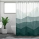 thumbnail image 4 of pstuiky Cortina de ducha con estampado digital de empalme degradado cortina de baño con cortina colgante cortina de ducha con patrón de partición de baño, 4 of 6