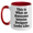 White/Red, variant on Gifts from Friends for Interior Designers - Two Tone Coffee Mug with Inspirational Quote 'This Is What An Awesome Interior Designer Looks Like' - Birthday Unique Gifts