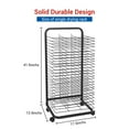 thumbnail image 2 of Art Drying Rack for Classroom, Functional & Mobile Paint Drying Rack with Removable Shelves, Mobile Art Storage Organizer for Classroom, Studio, Craft Room, Desktop, 2 of 8