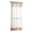 White4, variant on Christmas Embroidered Sheer Curtains, Light Filtering Santa Motif Window Drapes, Metal Grommet Panels for Living Room and Bedroom