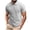 Grey, variant on Sentmoon Mens Clothing Plus Size Loose Turndown Collar Short Sleeve Breathable Casual Summer Tops for Mens Solid Color Blouses for Mens Trendy for Wedding Guest XXL