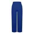 thumbnail image 7 of Yoga Pants for Women Casual Smart Pants Straight Leg High Waisted Office Work Formal Pants with Pockets Casual Stretchy Lounge Pants Plain Active Wear, 7 of 7