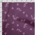 thumbnail image 3 of Soimoi Floral Print,Cotton Cambric, Quilting Fabric Sold by The Yard 42 Inch Wide, Medium Weight Cotton Fabric, SewingSupplies,Purple, 3 of 5