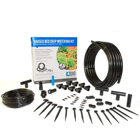 ML50 Raised Bed Drip Kit, Perfect for planter boxes or vegetable garden in-ground installations By