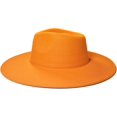 thumbnail image 3 of VERVE 8 Wide Brim Vegan Felt Rancher Hat - Women, Men, and Kids Fedora Style with Adjustable Inner Drawstring, 3 of 8