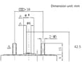 thumbnail image 3 of Thermomètre Ovale pour Barbecue 38-430°C Extérieur, 3 of 10