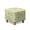Shamrock Print Green Beige, variant on SCRAWLGOD St. Patrick's Day Four Leaf Clover Stars Print Green Black Stretch Ottoman Cover Square, Removable Footstool Slipcover for Living Room Washable Storage Stool Furniture Protector