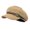 Khaki, variant on Punk Stylish Cabbie Hat for Men Women Dark Cabbie Cap Unisex Headwear Autumn Winter Hat for Daily Wear