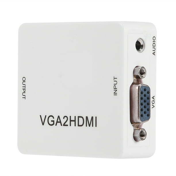 Convertidor de Cable Convertidor de Cable Mini Vga a Convertidor 1080P Vga2Hdmi Adaptador para PC Portátil Dvd a Hdtv Proyector
