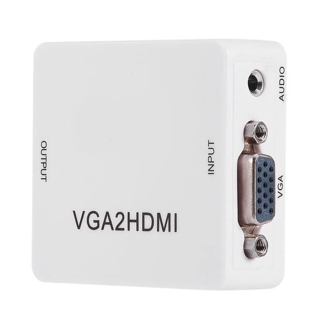 Convertidor de Cable Convertidor de Cable Mini Vga a Convertidor 1080P Vga2Hdmi Adaptador para PC Portátil Dvd a Hdtv Proyector