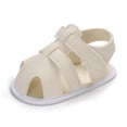 thumbnail image 4 of Douhoow Infant Boys Shoes Summer Casual Prewalker Baby PU Leather Soft Sole Sandles, 4 of 9