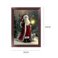 thumbnail image 3 of Diy Papá Noel pintura de diamantes de imitación resina cristal bordado imagen de diamante hogar Navidad decorativo punto de cruz Noticed HA0655-00B, 3 of 6