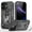 Black, variant on Armor Case for iPhone 17 with Sliding Camera Cover & Kickstand, Heavy Duty Military Grade Protection Phone Case, Built-in 360° Rotate Ring Stand, Shockproof Full Body Rugged Case, Navyblue