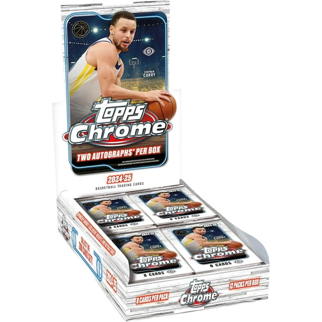 2024-25 Topps Chrome NBA Basketball Hobby Box