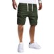 thumbnail image 3 of Txlixc Pantalones cortos de verano para hombres, pantalones cortos de cuerda de color sólido con bolsillos Txlixc moda, 3 of 7