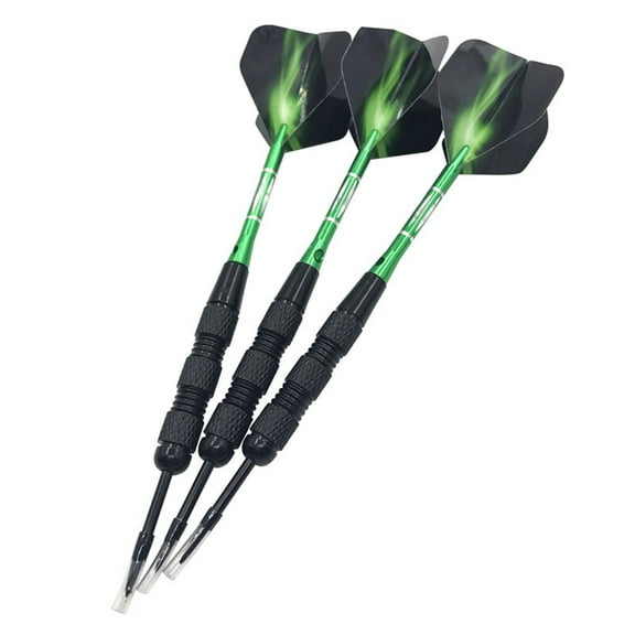 FEAMOS 3Pcs Metal Darts Sets Professional Darts Standard 22Grams with Aluminum Shafts, Iron Barrels Steel Tip and PET Flight