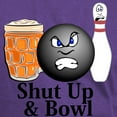 thumbnail image 3 of CafePress - Shut Up And Bowl Logo 10 Design Fron T Shirt - Men's Classic Graphic Cotton T-Shirt, 3 of 4