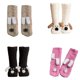 thumbnail image 5 of Guardurnaity Calcetines antideslizantes divertidos y bonitos para mujer, pantuflas cómodas para la piel, multifuncionales para dormir. Medias NEGRO, 5 of 6