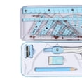 thumbnail image 4 of Decodeary Precision Protractor Set for Math Geometry Drawings 8Pcs Student Supplies blue 7.17x3.11in 1Set, 4 of 6