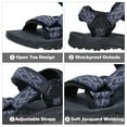 thumbnail image 6 of CAMEL Men's Sandals Lightweight Open Toe Hiking Sandals Athletic Fisherman Comfort Sandals for Male Outdoor Blue Black, 6 of 10