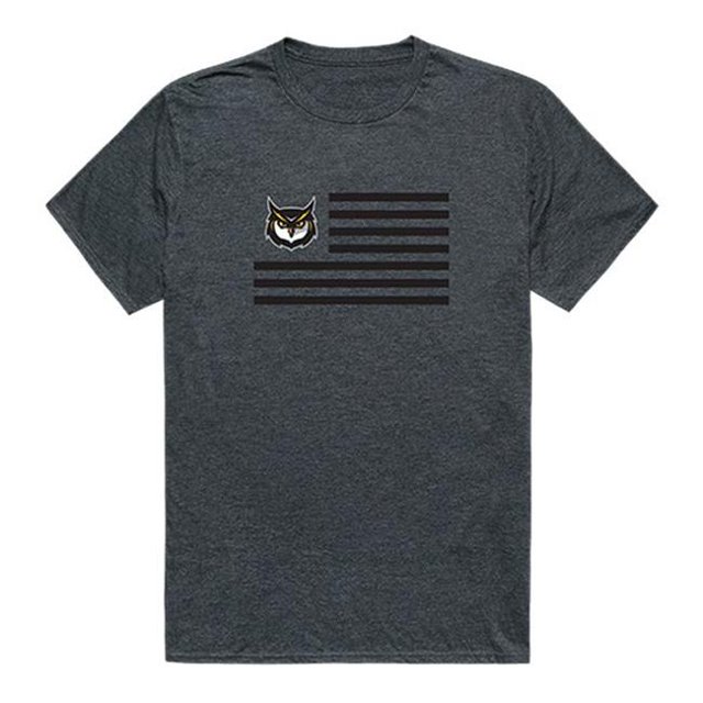 Kennesaw State University Flag T-Shirt, Heather Charcoal 2 - Medium