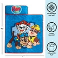 thumbnail image 7 of Paw Patrol Chase Marshall and Rubble Nap Map, Blue , 21 x 46, Polyester, 7 of 7